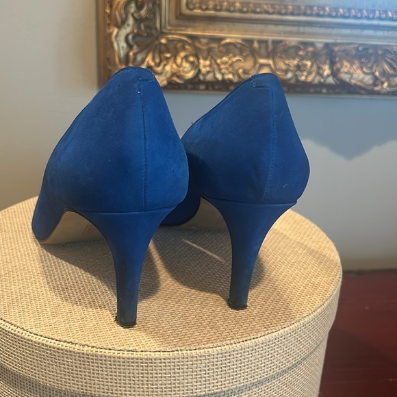 Vince Camuto Torva size 10 blue suede leather - Picture 7 of 8